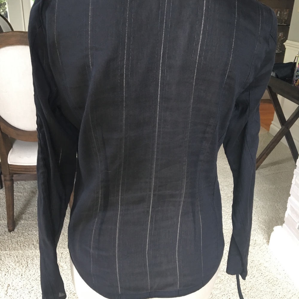 Elie Tahari black blouse - Picture 4 of 5